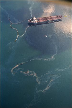 Oil from the Exxon Valdez